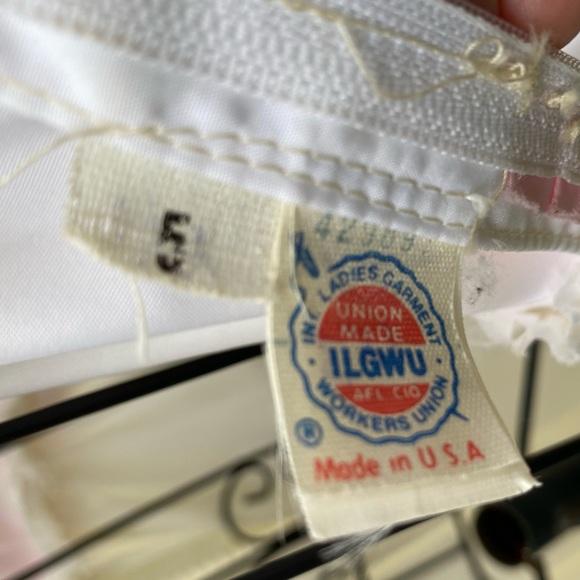 Vintage Lace Tiered Ruffles Cottagecore Praire Gunne Sax Style Dress - Picture 9 of 16